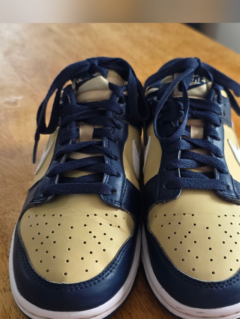 Nike Dunk Low Next Nature "Midnight Navy/Gold" sneakers 6 - Picture 7 of 13